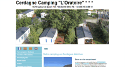 Desktop Screenshot of cerdagne-camping.com